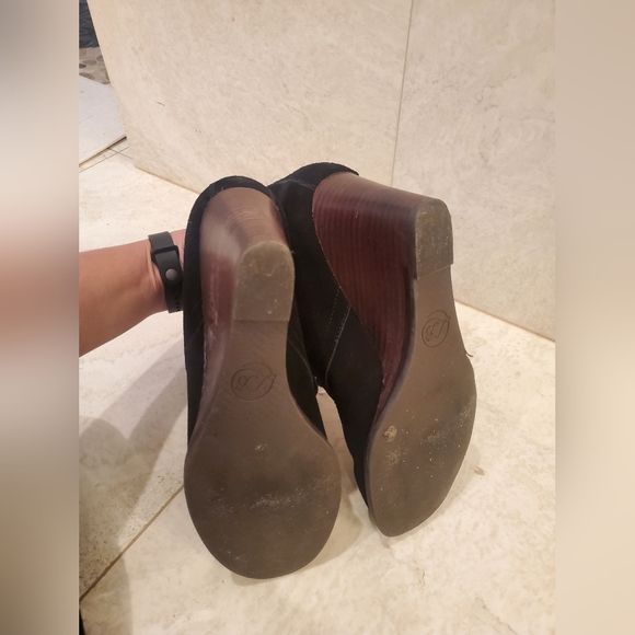 Lucky Brand Yamene Wedge Ankle Boots, Women's Size 9M, Black - Picture 3 of 6